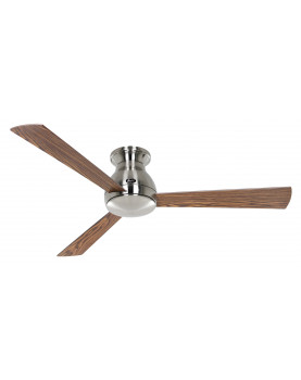 Ventilador de techo CasaFan 314271 Eco Pallas motor cromado y aspas madera