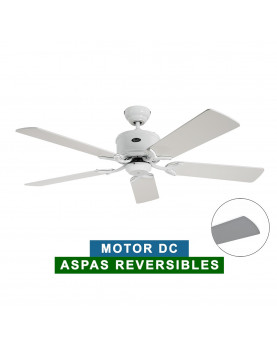 Ventilador de techo CasaFan 513281 ECO ELEMENTS 132 blanco o gris claro/blanco