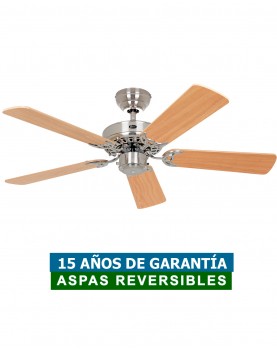 Ventilador de techo 510315 classic royal aspas reversibles mimbre haya