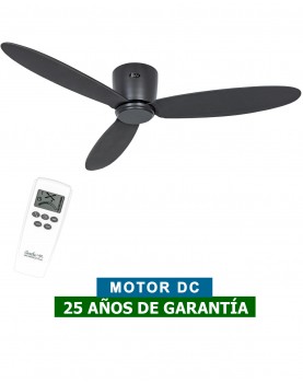 Ventilador para techos bajos negro 313284 ECO PLANO II