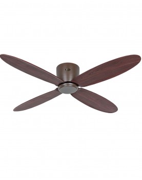 ventiladod de techo de 4 aspas color madera