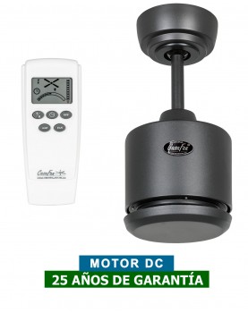 ventilador de techo oscuro con aspas a elegir