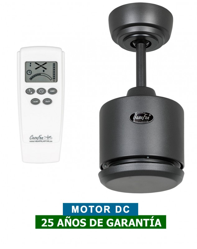 ventilador de techo oscuro con aspas a elegir