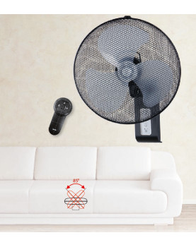 ventilador de pared GREYHOUND con mando a distancia 45 blanco
