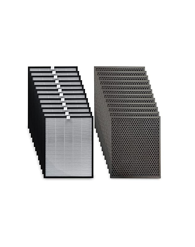 Set de 10 filtros HEPA y 10 filtros carbón para purificador de aire Philips AC3256/10