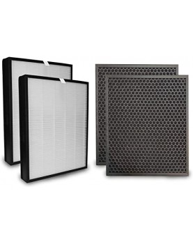 4 filtros 2hepa y 2 carbón para ac3256