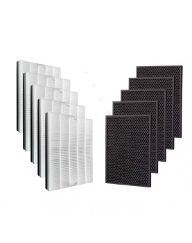 set de filtros de repuesto compatibles con purificador de aire philips ac2889, ac2887, ac3829