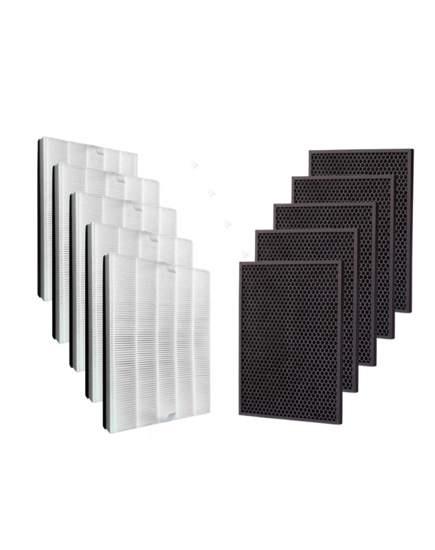 set de filtros de repuesto compatibles con purificador de aire philips ac2889, ac2887, ac3829