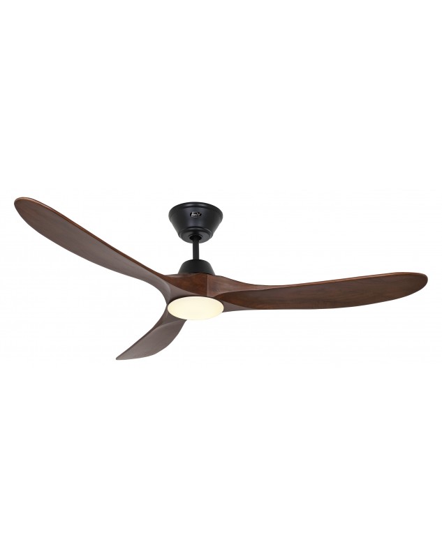 ventilador techo motor negro y aspas negras  315266 ECO GENUINO 152