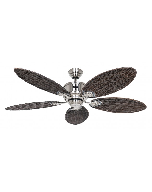 Ventilador de techo Caribbean Dream Eco II con aspas de mimbre