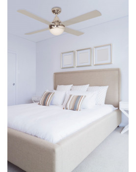 Ventilador de techo con luz Sulion 075266 CROSS diseño moderno