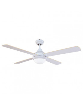 Ventilador de techo con luz Sulion 072258 CROSS aspas blancas