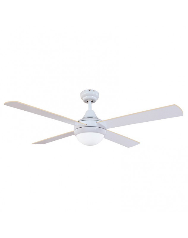 Ventilador de techo con luz Sulion 072258 CROSS aspas blancas