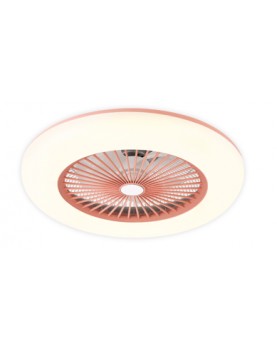 ventilador 11055P CALLISTO ROSA con luz amarilla