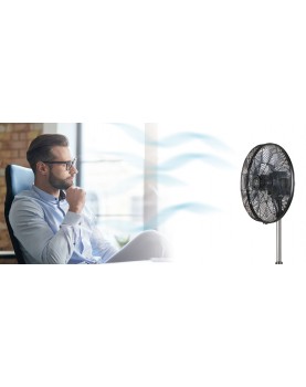 Ventilador Airos Eco Silent SW señor disfrutando