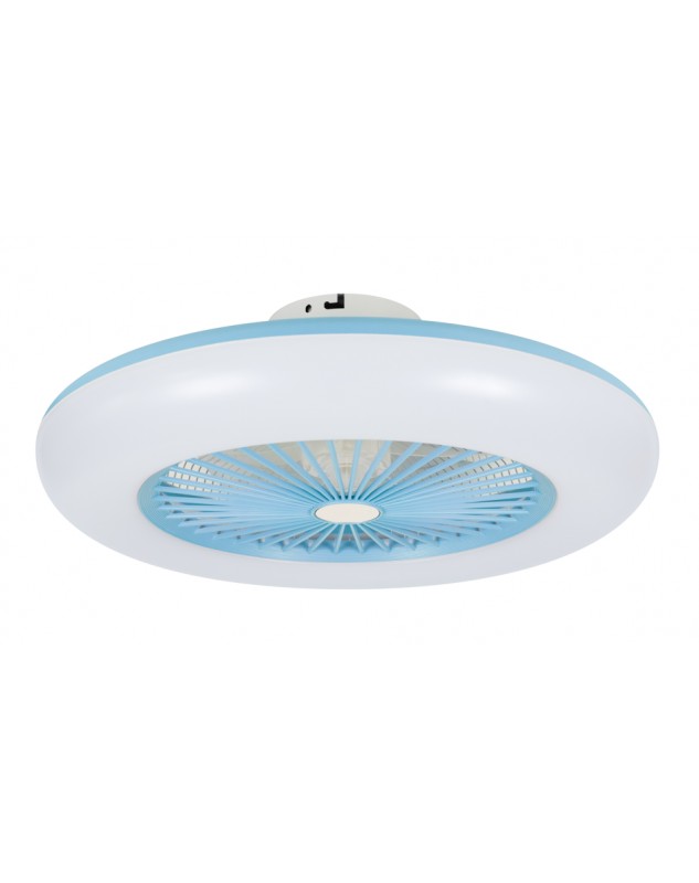 ventilador de techo sin aspas noaton callisto de color azul apagado 11055A
