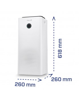 dimensiones Deshumidificador y purificador de aire CA-707 Smart