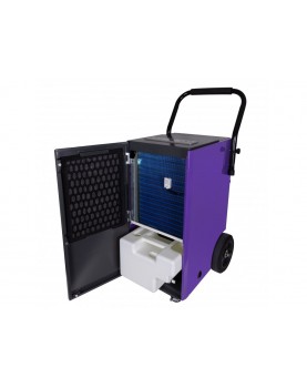 Deshumidificador Noaton DF 4170 perfil parte interior y de perfil