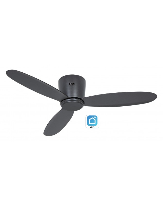 Ventilador de techo CasaFan 311284 ECO PLANO II 112cm negro Wi-Fi