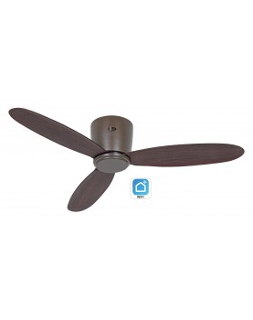 Ventilador de techo CasaFan 311282 ECO PLANO II 112cm nogal Wi-Fi