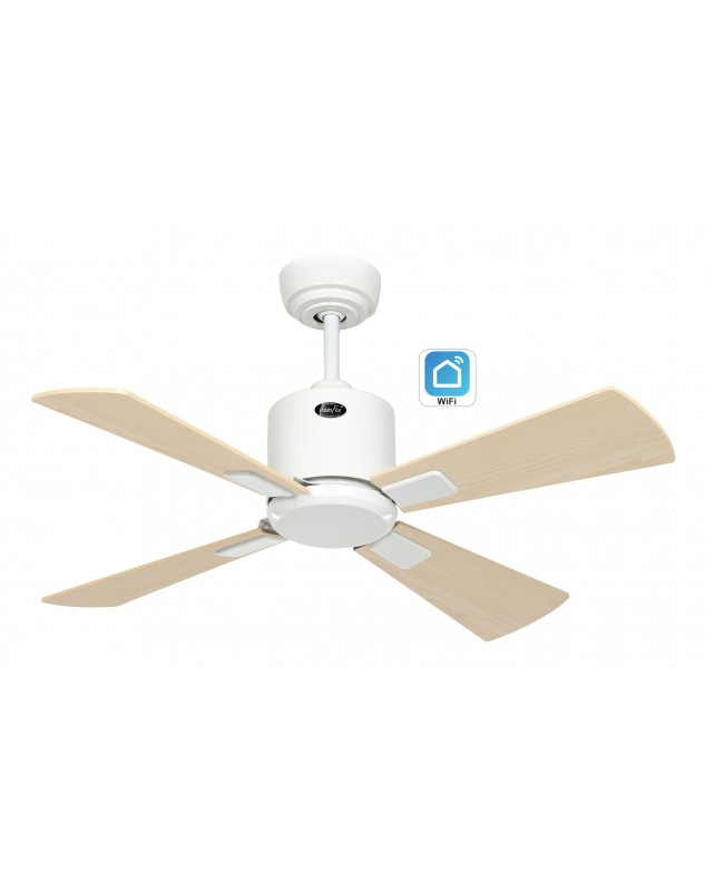 Ventilador de techo CasaFan 943021W ECO NEO III 92cm blanco haya con wifi
