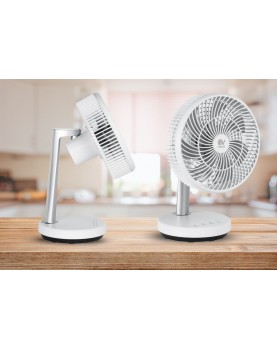 Ventilador de mesa Nordik Mio en una mesa