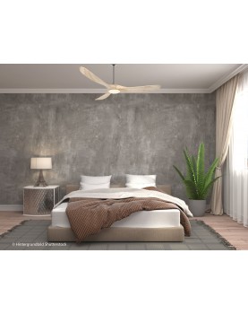 show room eco genuino con luz y madera natural