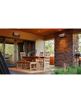 imagen ambiental Calefactor halógeno por infrarrojo Vortice 70065 Thermologika Soleil Plus