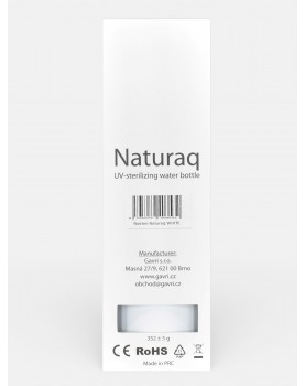 parte trasera de la caja