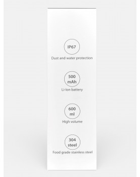 parte lateral de la caja