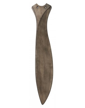 aspa de madera maciza de color marrón oscuro 315220