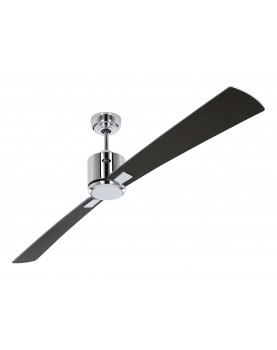 ventilador con 2 aspas color wengué