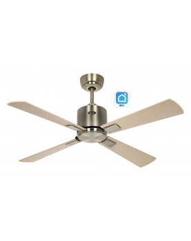 ventilador de techo con wifi y 4 aspas color haya