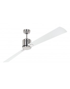 ventilador con 2 aspas color blanco