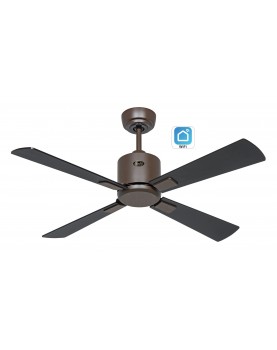 ventilador de techo con 4 aspas negro