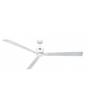 ventilador con 3 aspas color plata