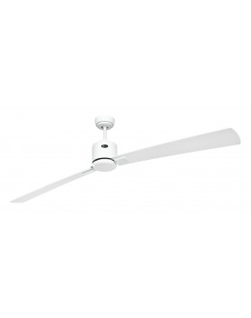 ventilador con 2 aspas color blanco