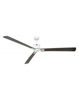 ventilador con 3 aspas color nogal