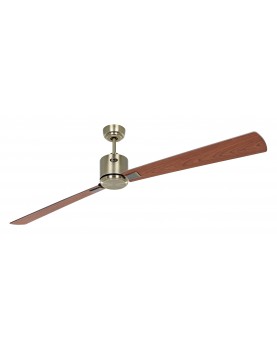 ventilador con 2 aspas color cereza