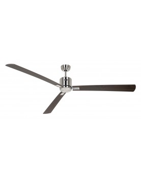 ventilador con 3 aspas color nogal