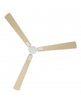 ventilador con 3 aspas color arce