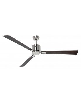 ventilador con 3 aspas color nogal