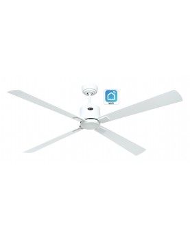 ventilador con 4 aspas color blanco