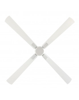 ventilador con 4 aspas color blanco