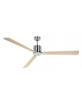 ventilador con 3 aspas color arce