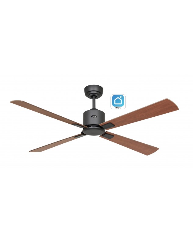 ventilador con wifi y 4 aspas cerezo