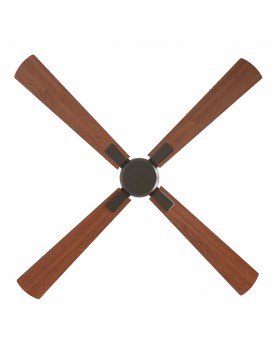 visión inferior ventilador de techo aspas cerezo