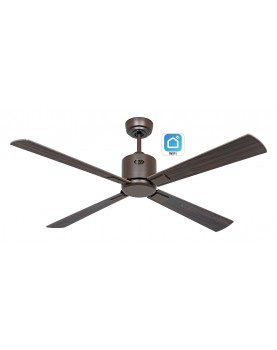 ventilador de techo con 4 aspas nuez