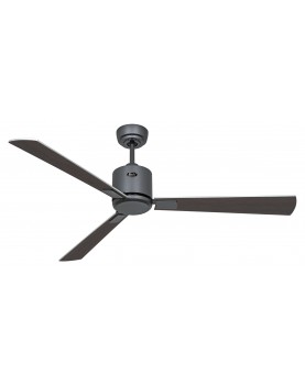 ventilador de techo con 3 aspas color wengué