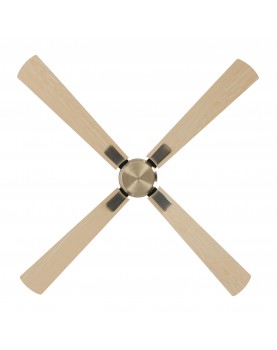 visión ventilador de techo por abajo